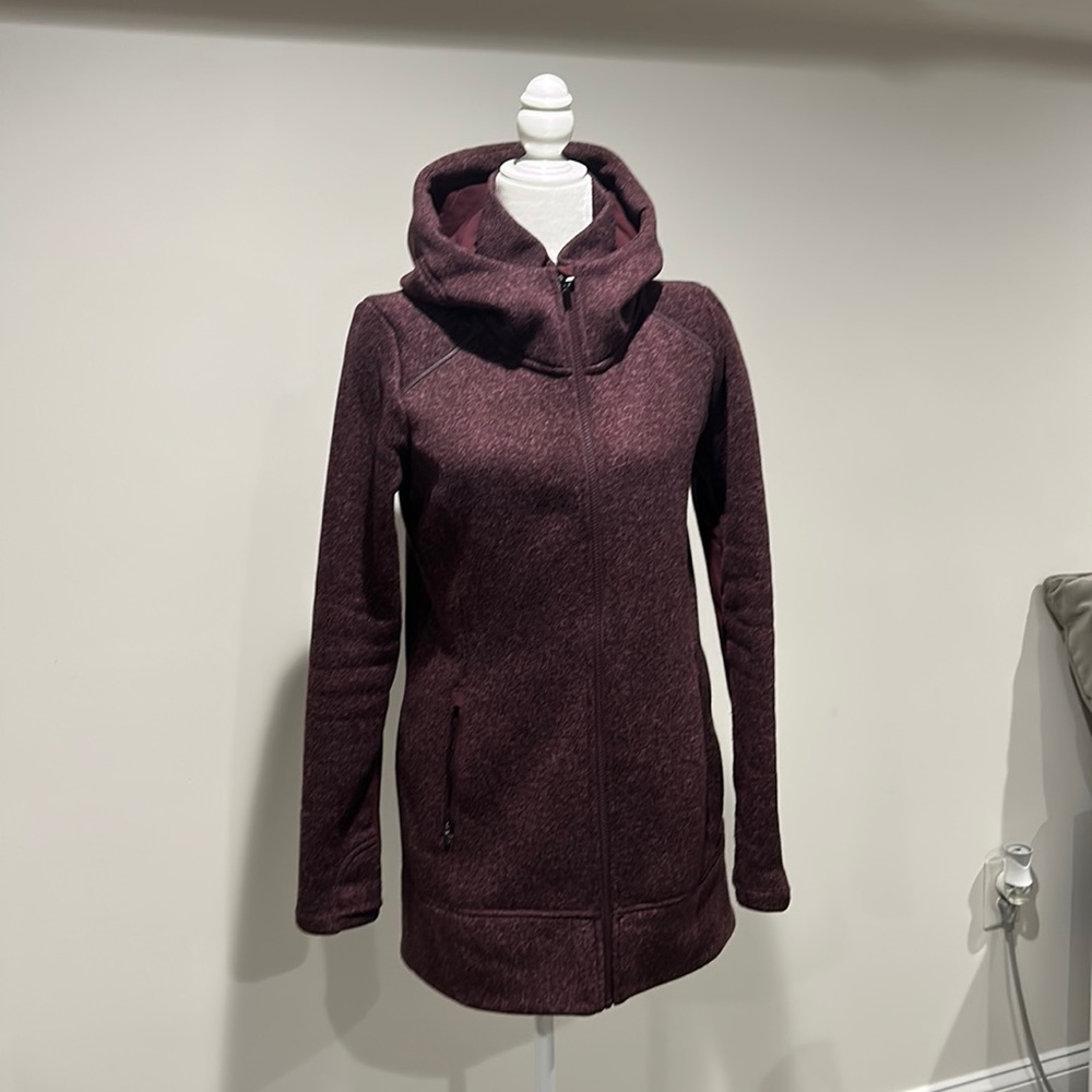 Womena athleta fleeced line jacket